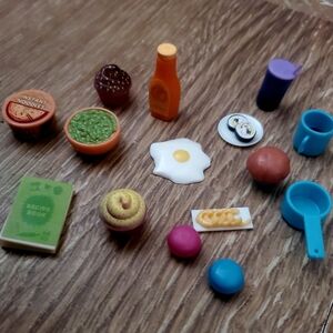 Miniature Food and Kitchen Set